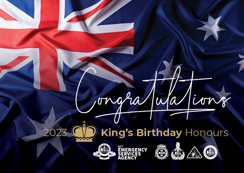 2023 Kings Birthday Honours Act Emergency Services Agency